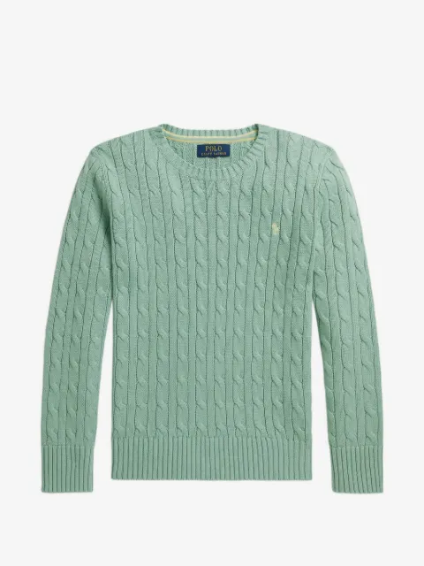 POLO RALPH LAUREN KIDS logo-embroidered sweater