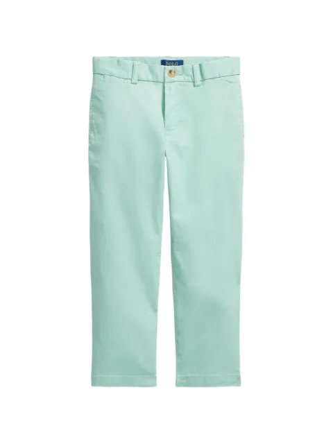POLO RALPH LAUREN KIDS logo-embroidered trousers