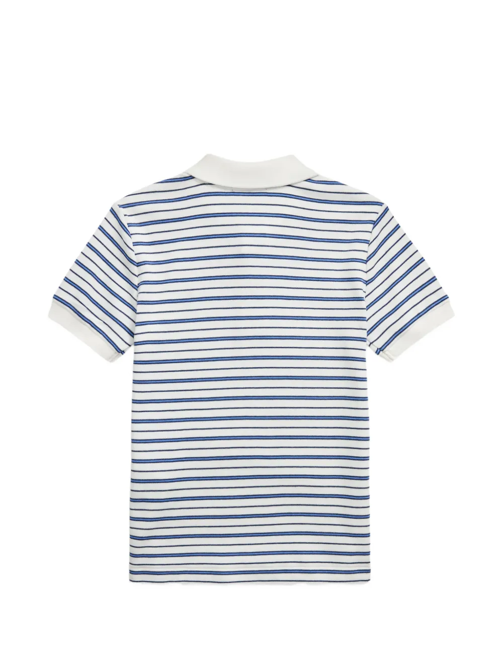 POLO RALPH LAUREN KIDS Gestreept poloshirt Wit