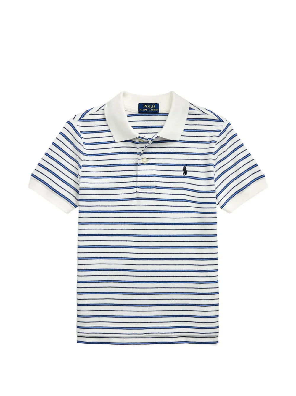 POLO RALPH LAUREN KIDS Polo a righe - Bianco