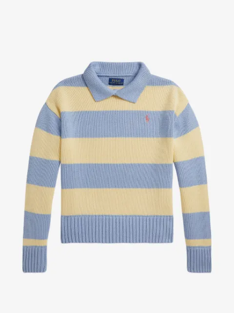 POLO RALPH LAUREN KIDS striped-pattern sweater