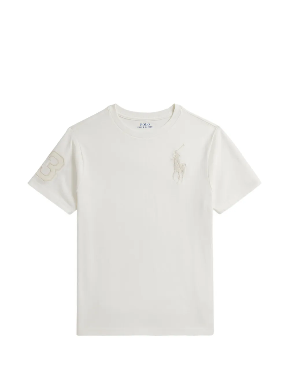 POLO RALPH LAUREN KIDS T-shirt con ricamo - Bianco