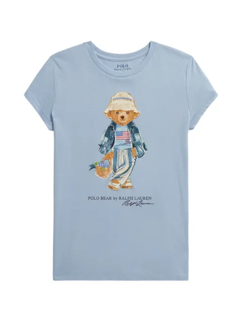POLO RALPH LAUREN KIDS bear-print T-shirt