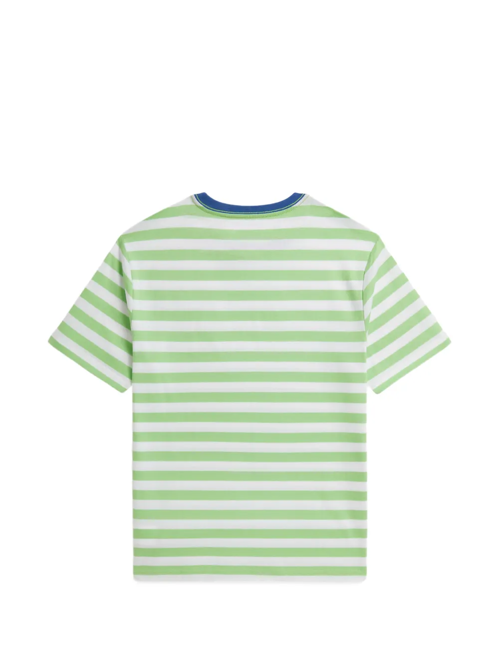 POLO RALPH LAUREN KIDS Gestreept T-shirt met zak Groen