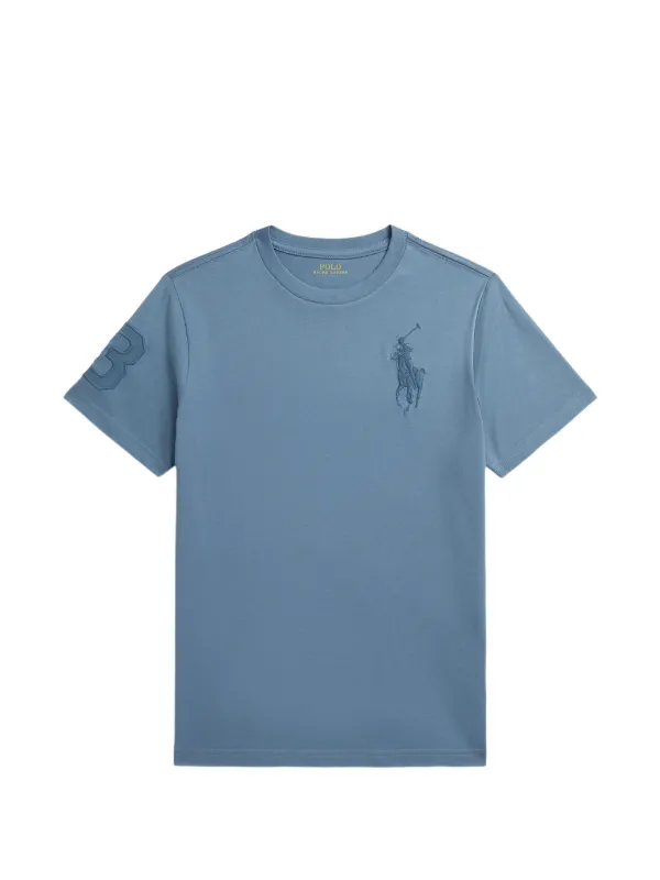 POLO RALPH LAUREN KIDS Big Pony Tシャツ | ブルー | FARFETCH JP