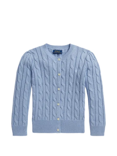 POLO RALPH LAUREN KIDS cable-knit cardigan