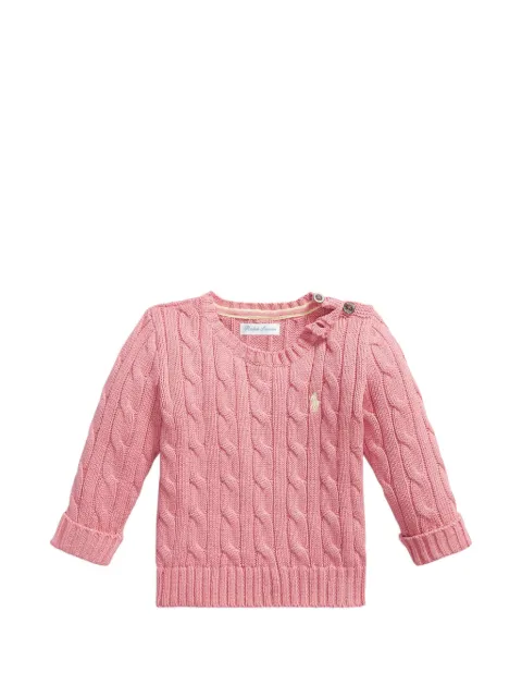 POLO RALPH LAUREN KIDS suéter en tejido de ochos