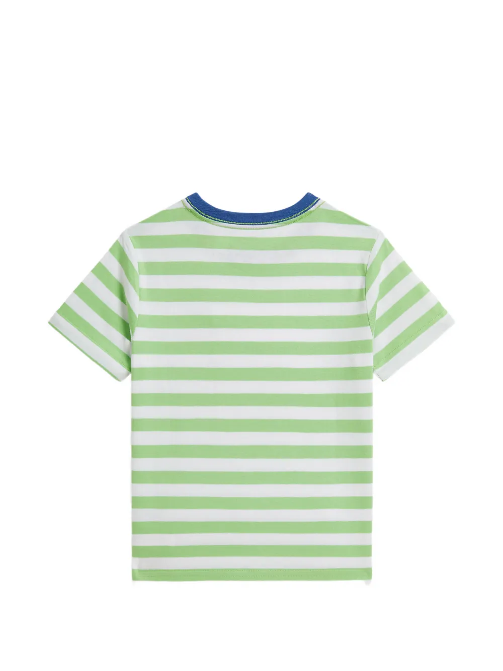 POLO RALPH LAUREN KIDS Gestreept T-shirt met zak Groen