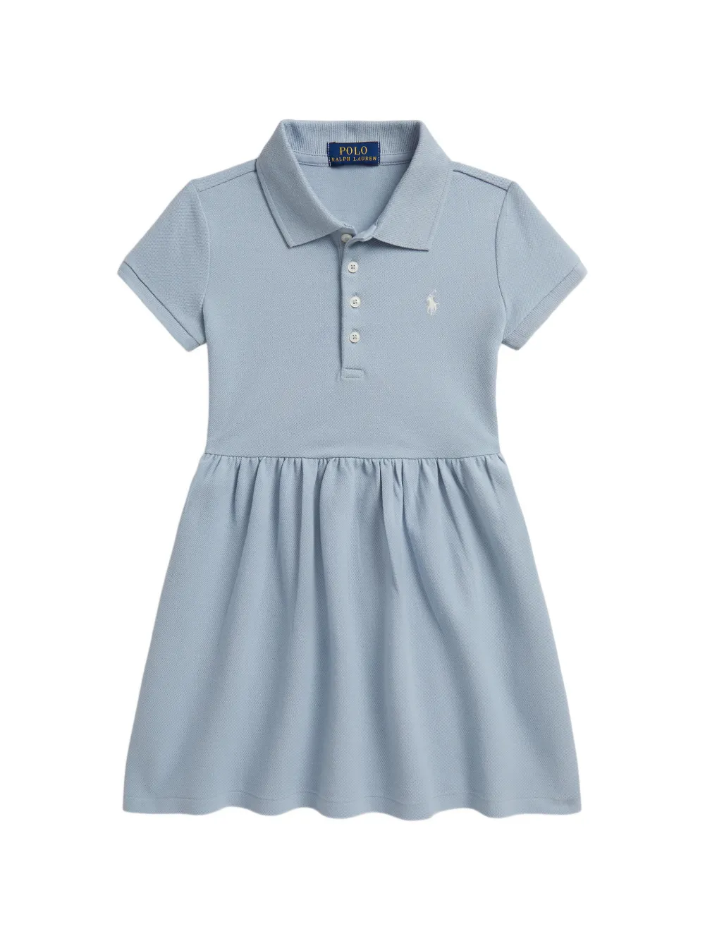 POLO RALPH LAUREN KIDS Klassisches Poloshirtkleid - Blau