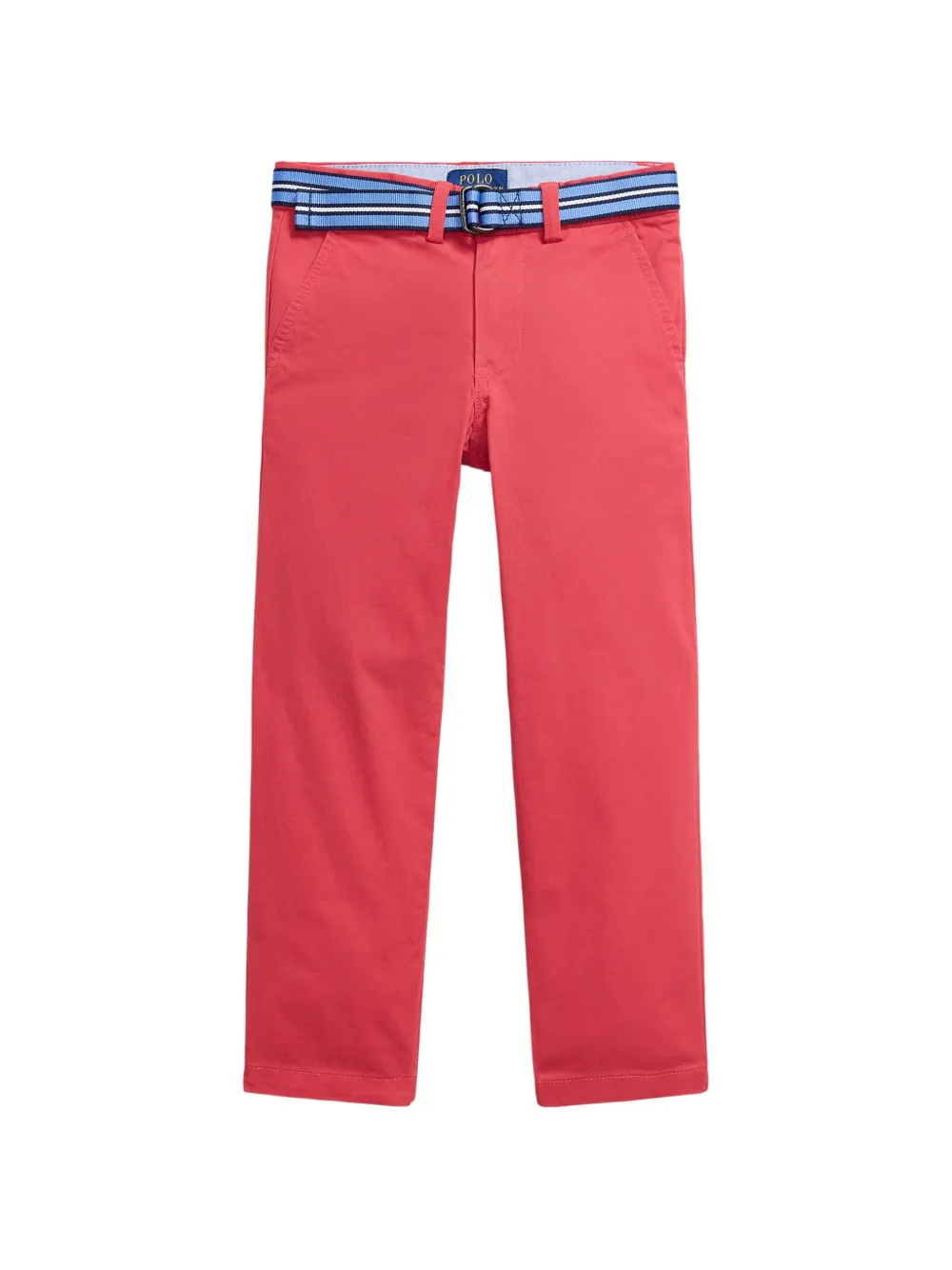 POLO RALPH LAUREN KIDS embroidered trousers - Rosso