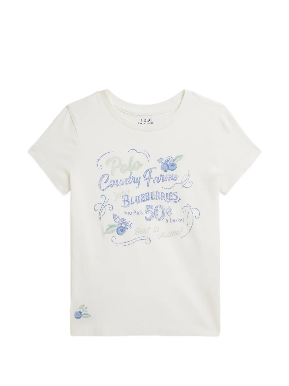 POLO RALPH LAUREN KIDS T-shirt con grafica - Toni neutri