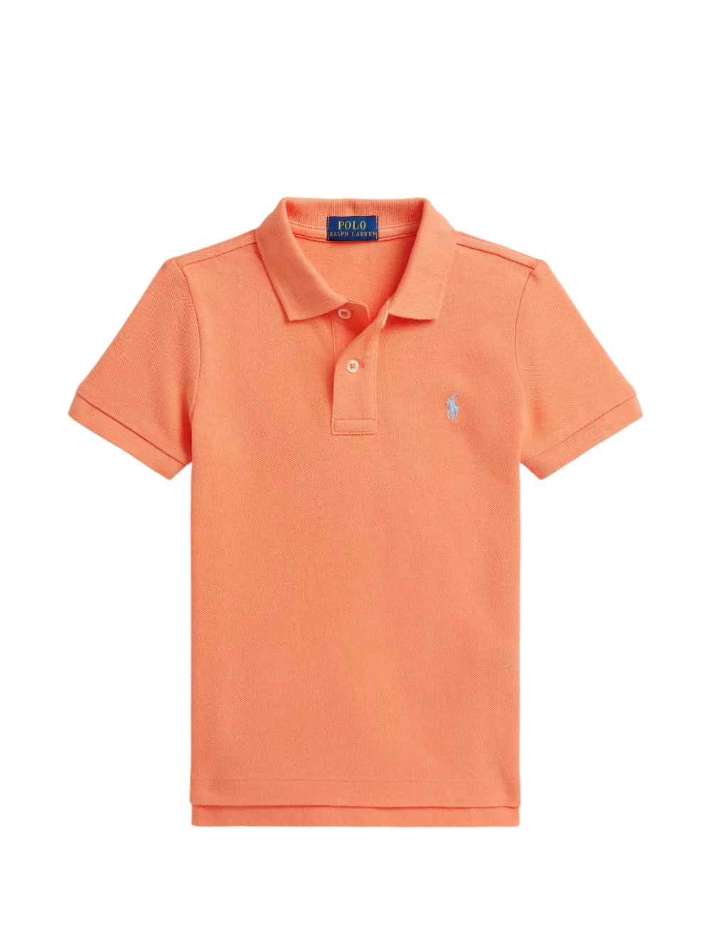 POLO RALPH LAUREN KIDS Polo ricamata a maniche corte - Arancione