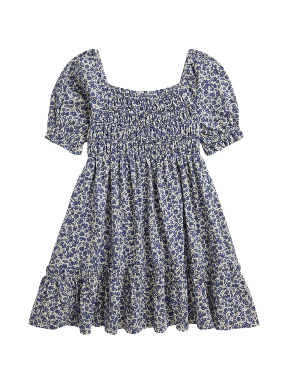 POLO RALPH LAUREN KIDS blueberry-pattern dress