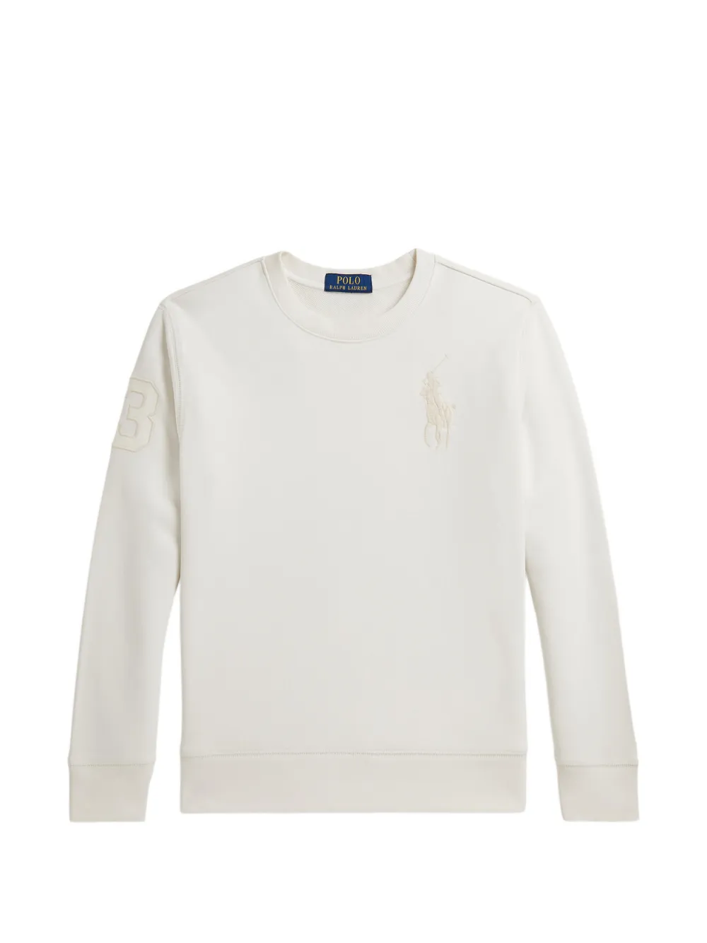 POLO RALPH LAUREN KIDS logo-detail sweatshirt - Toni neutri