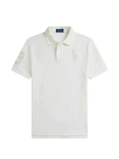 POLO RALPH LAUREN KIDS logo-patch polo shirt