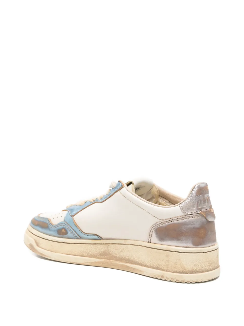 Autry Geperforeerde sneakers Beige
