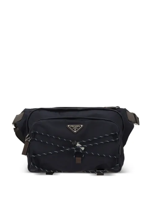 Prada Speedrock logo-plaque shoulder bag