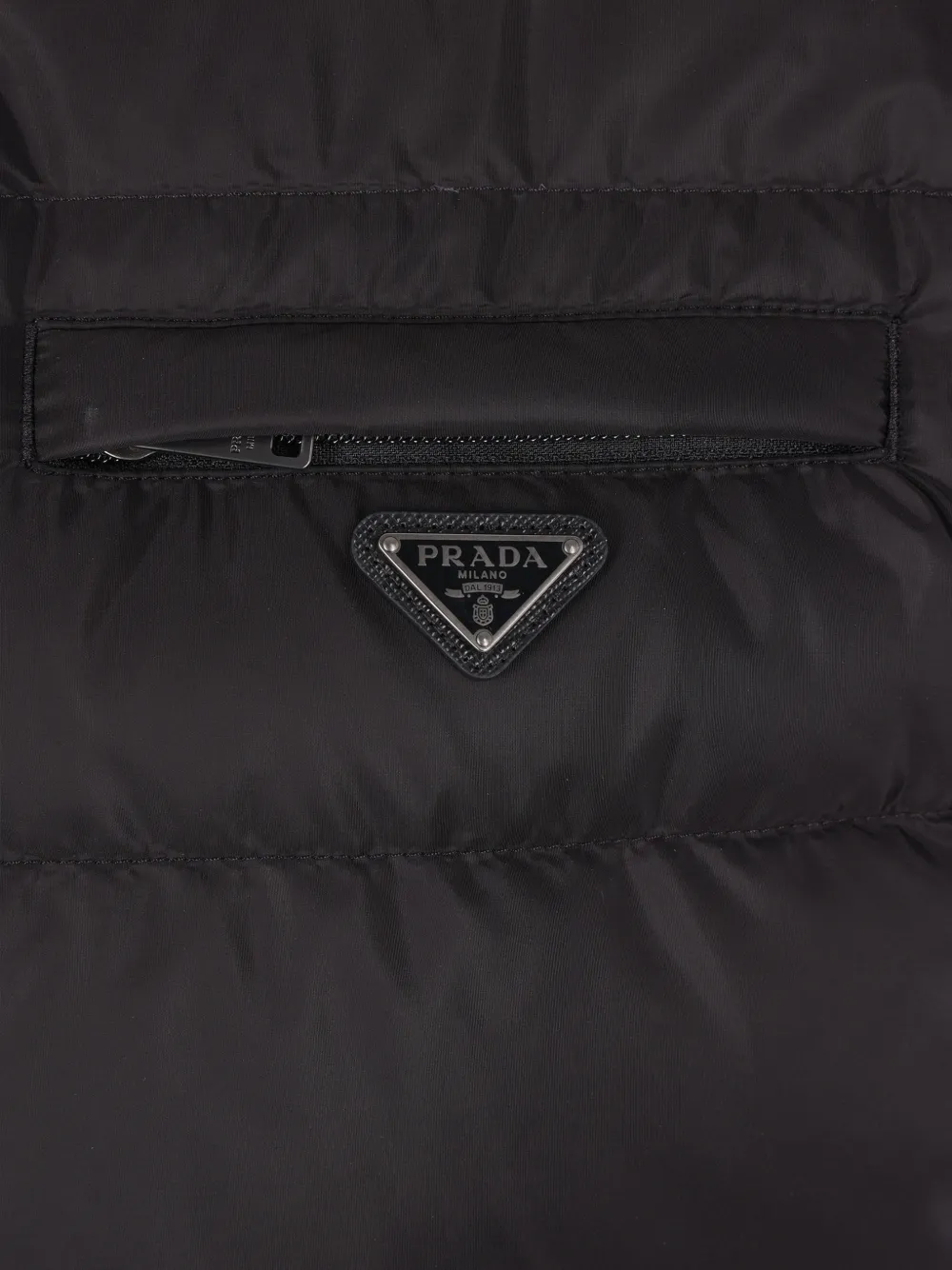 Prada Re-Nylon bodywarmer Zwart
