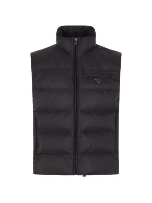 Prada Padded Re-Nylon Vest | Black | FARFETCH PT