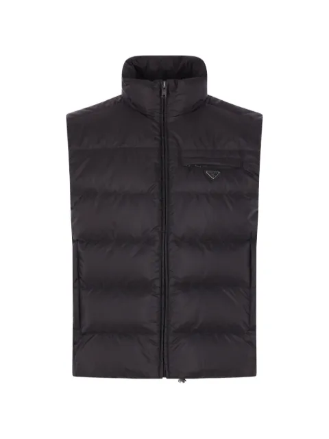 Prada zip quilted gilet