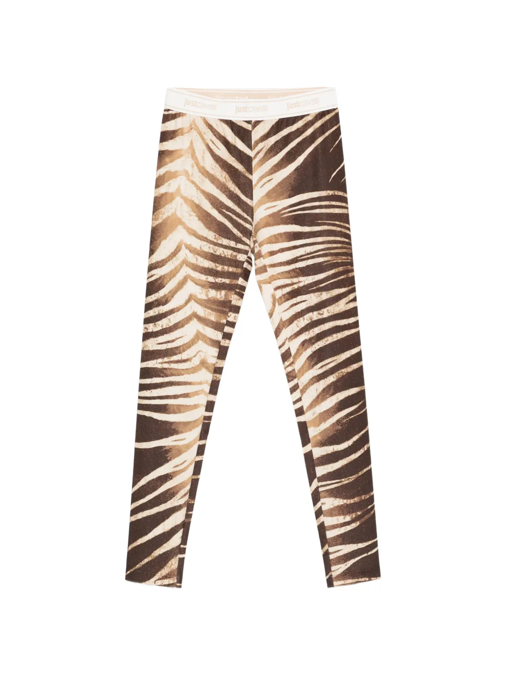 Just Cavalli zebra-print leggings - Marrone