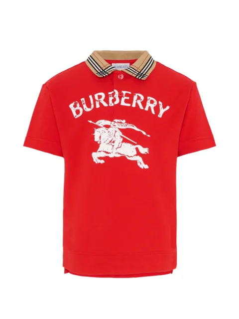 Burberry Kids logo-print polo shirt