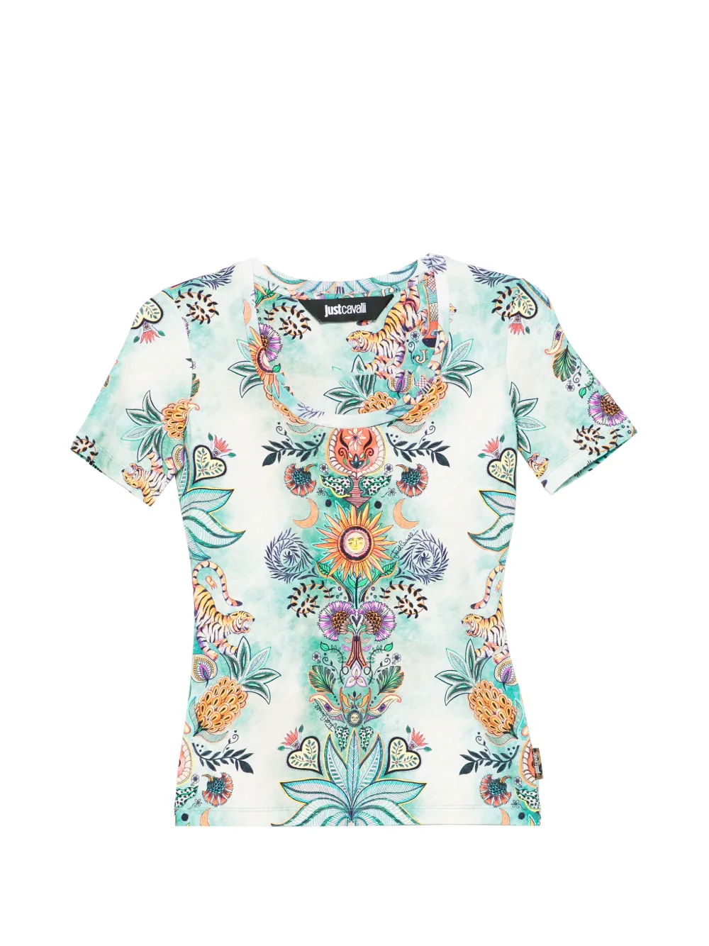 Just Cavalli printed T-shirt - Verde