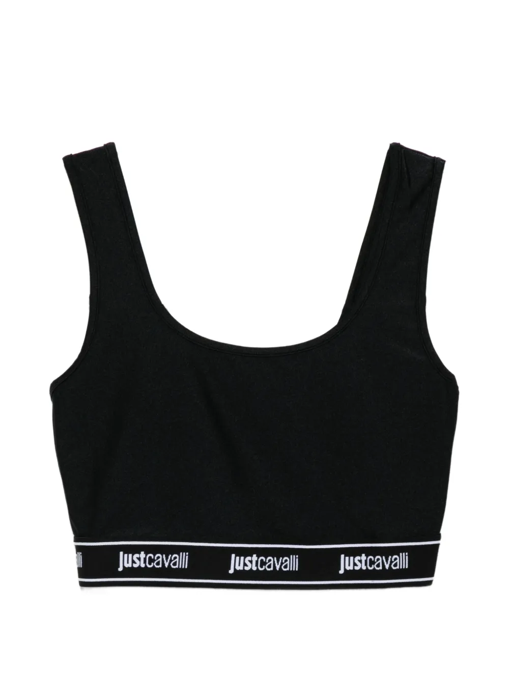 Just Cavalli logo band top - Nero