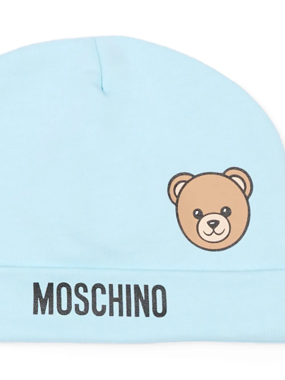  Moschino Kids Set De Gorro Teddy Bear - Azul 