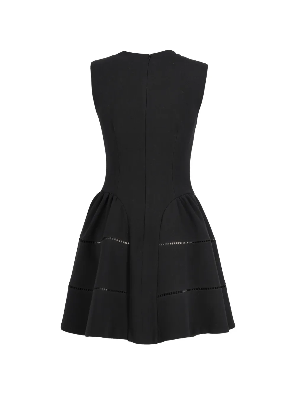 Ermanno Scervino Vintage sleeveless lace mini dress - Zwart