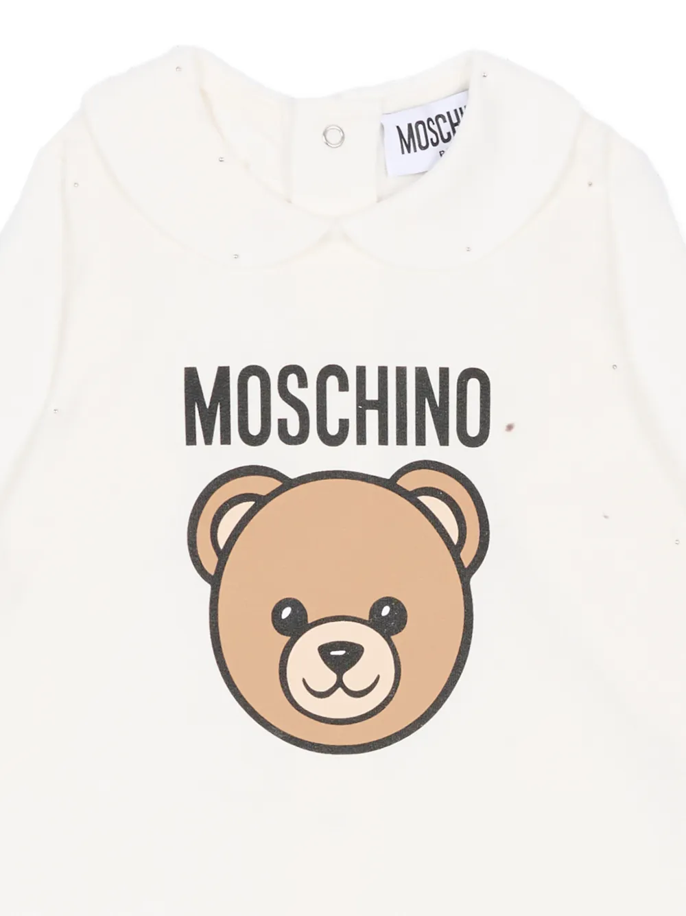 Moschino Kids Pyjama met teddybeerprint Beige