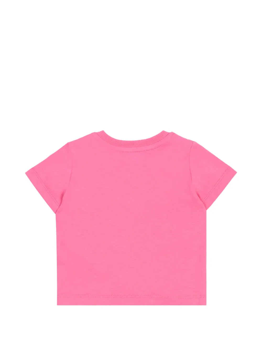 Moschino Kids T-shirt met grafische print en korte mouwen Roze