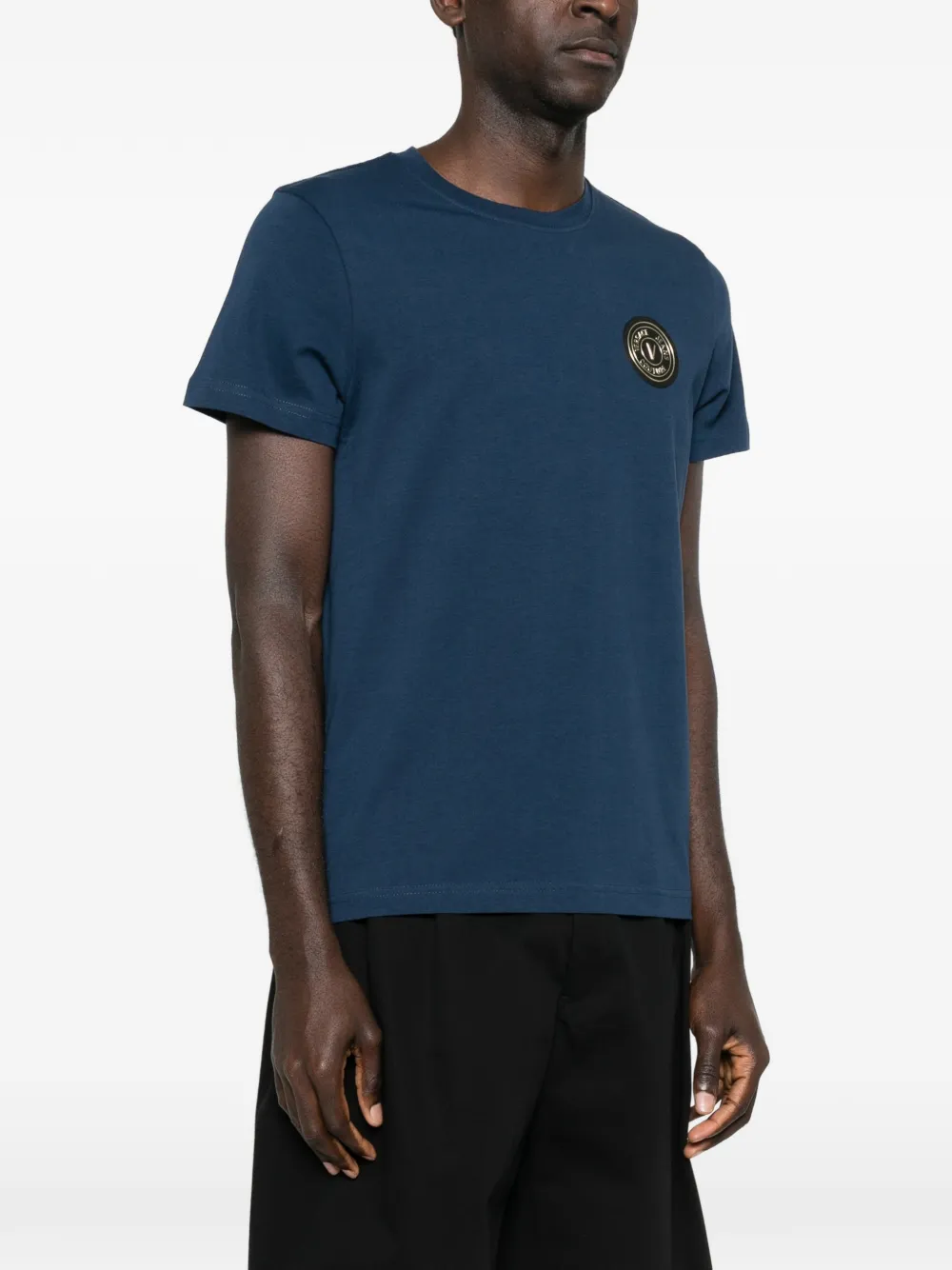  Versace Jeans Couture Logo-patch T-shirt - Blue 
