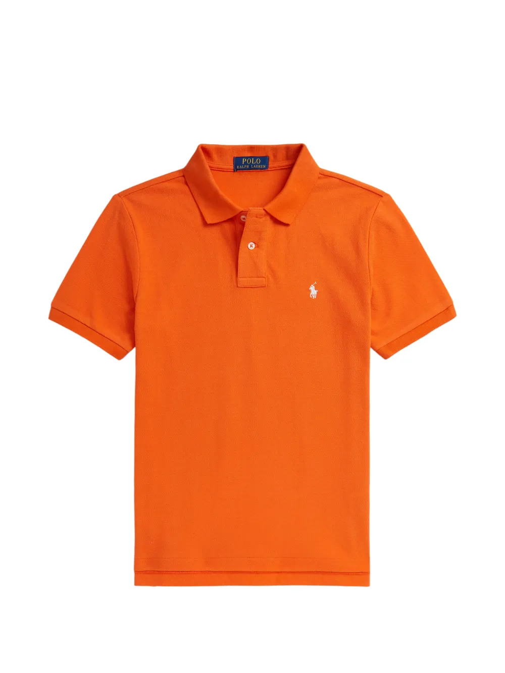 POLO RALPH LAUREN KIDS Polo con ricamo Pony - Arancione