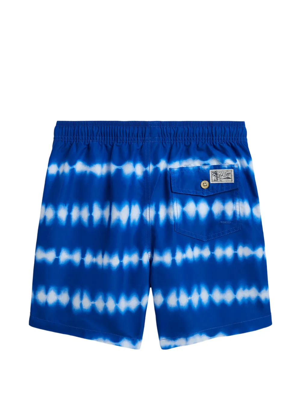 POLO RALPH LAUREN KIDS Zwembroek met tie-dye print Blauw