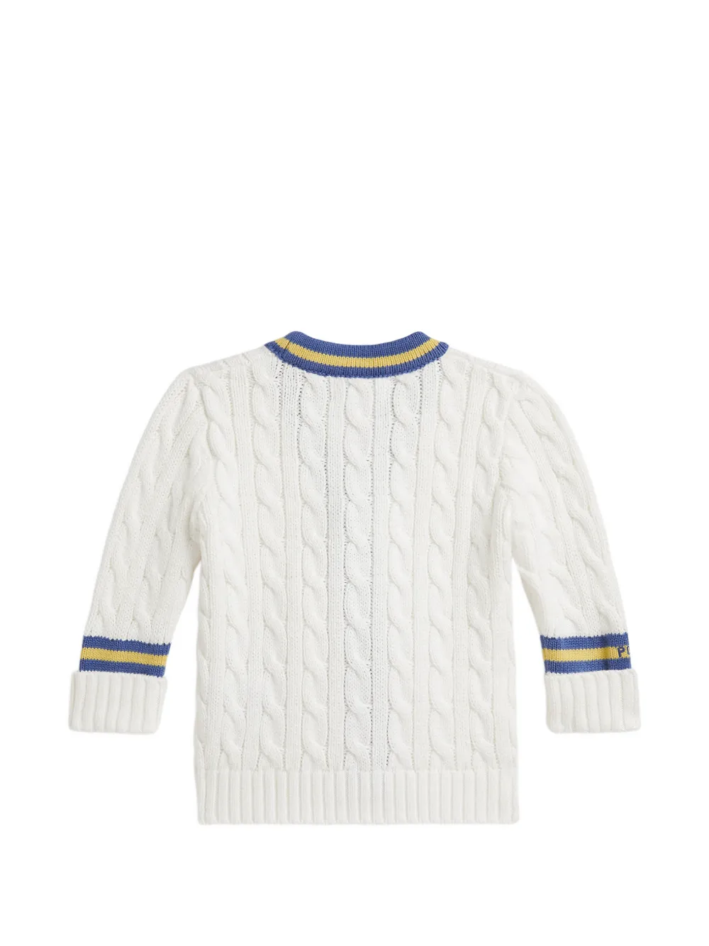 POLO RALPH LAUREN KIDS Gestreept vest Wit