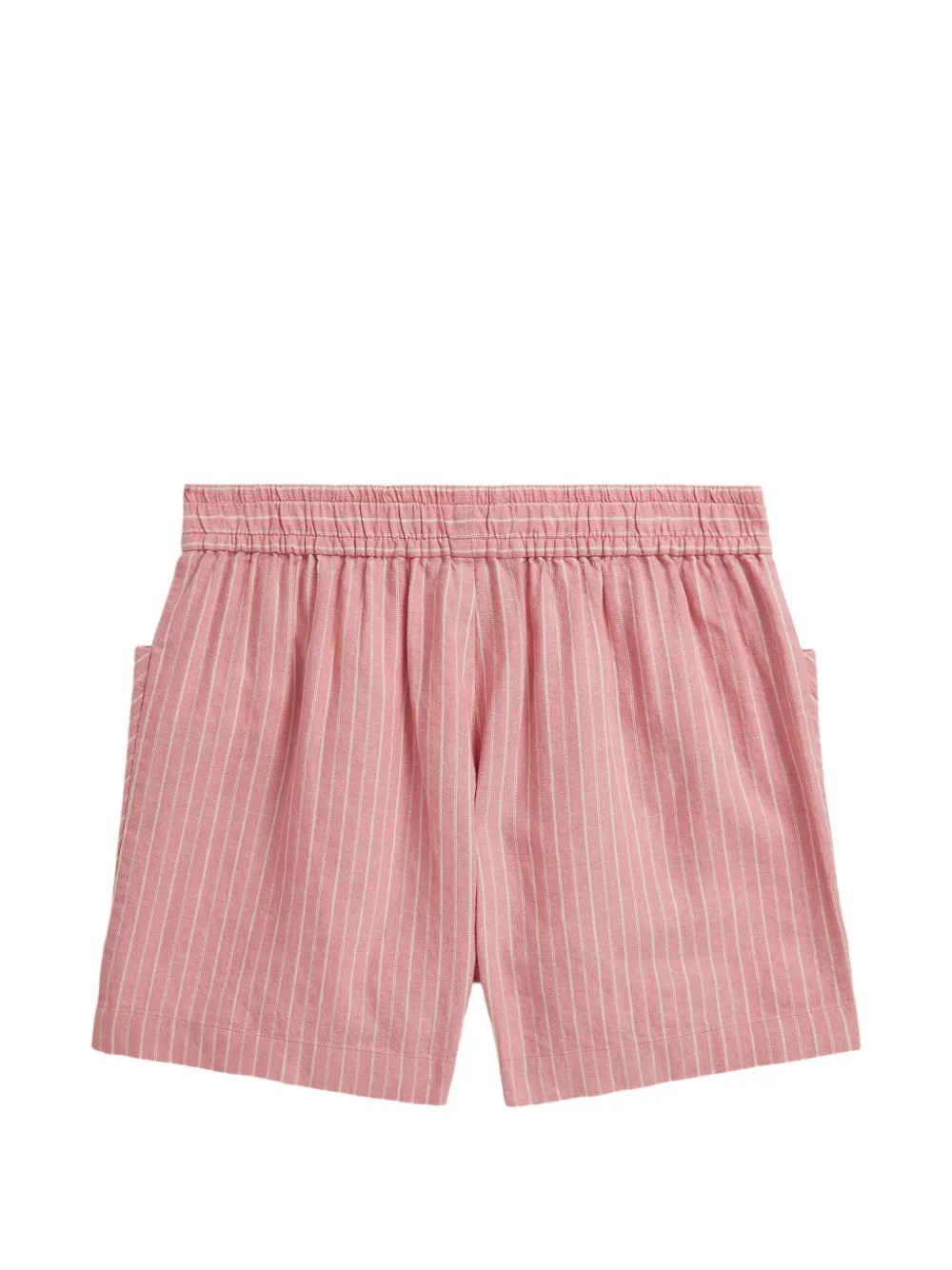 POLO RALPH LAUREN KIDS Gestreepte shorts Roze