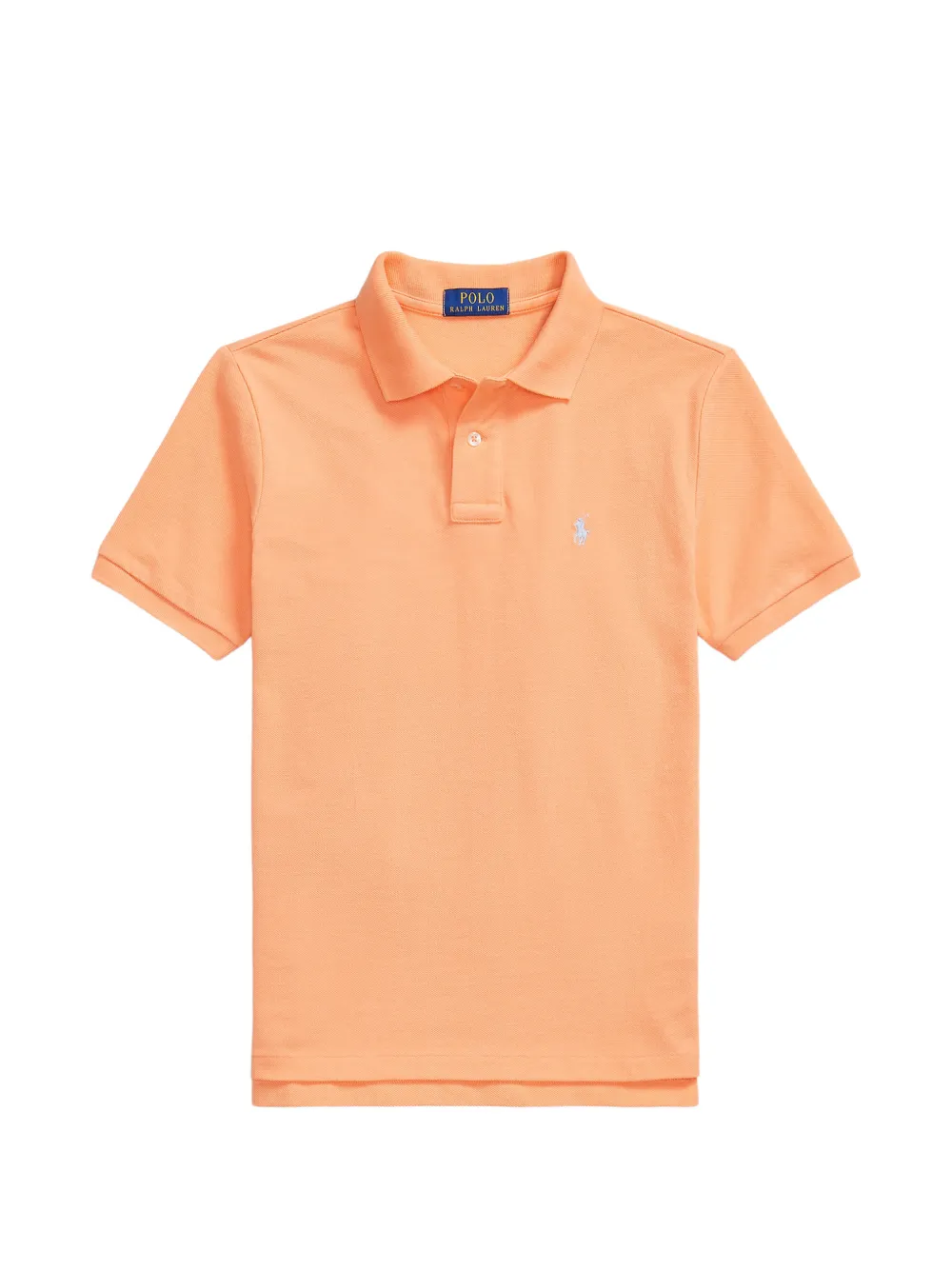 POLO RALPH LAUREN KIDS Polo con logo ricamato - Arancione