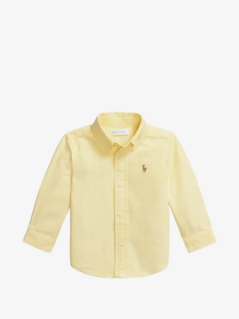 POLO RALPH LAUREN KIDS embroidered oxford shirt