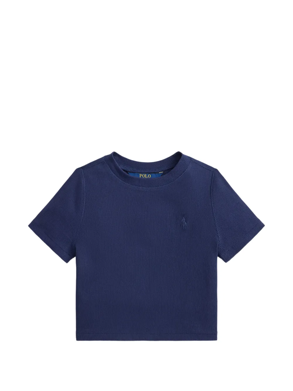 POLO RALPH LAUREN KIDS T-shirt con logo ricamato - Blu