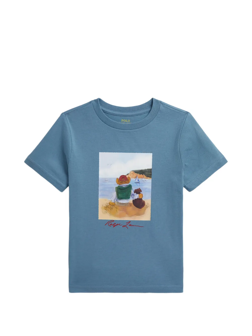 POLO RALPH LAUREN KIDS T-shirt con stampa - Blu