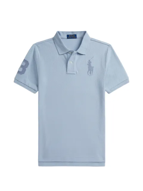 POLO RALPH LAUREN KIDS big pony patch polo shirt