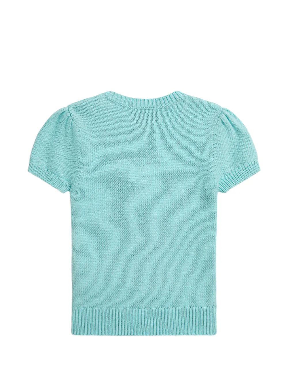 POLO RALPH LAUREN KIDS Trui met korte mouwen en grafische Polo Bear-print Blauw