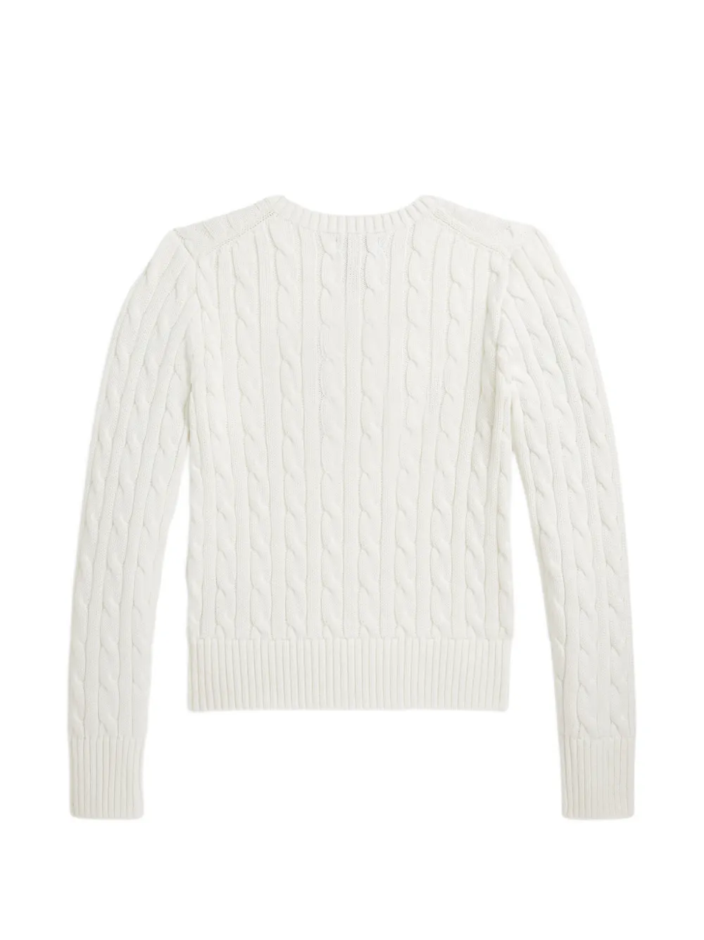 Cable-Knit Flag Sweater