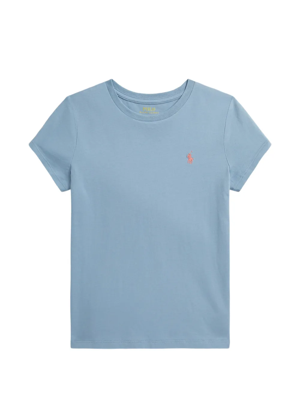 POLO RALPH LAUREN KIDS T-shirt girocollo con ricamo - Blu