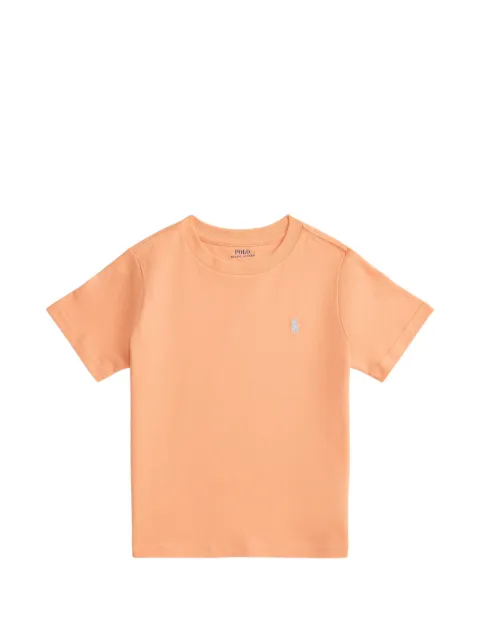 POLO RALPH LAUREN KIDS logo-embroidered crew neck T-shirt