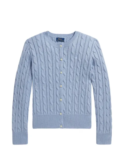 POLO RALPH LAUREN KIDS cardigan en maille torsadée