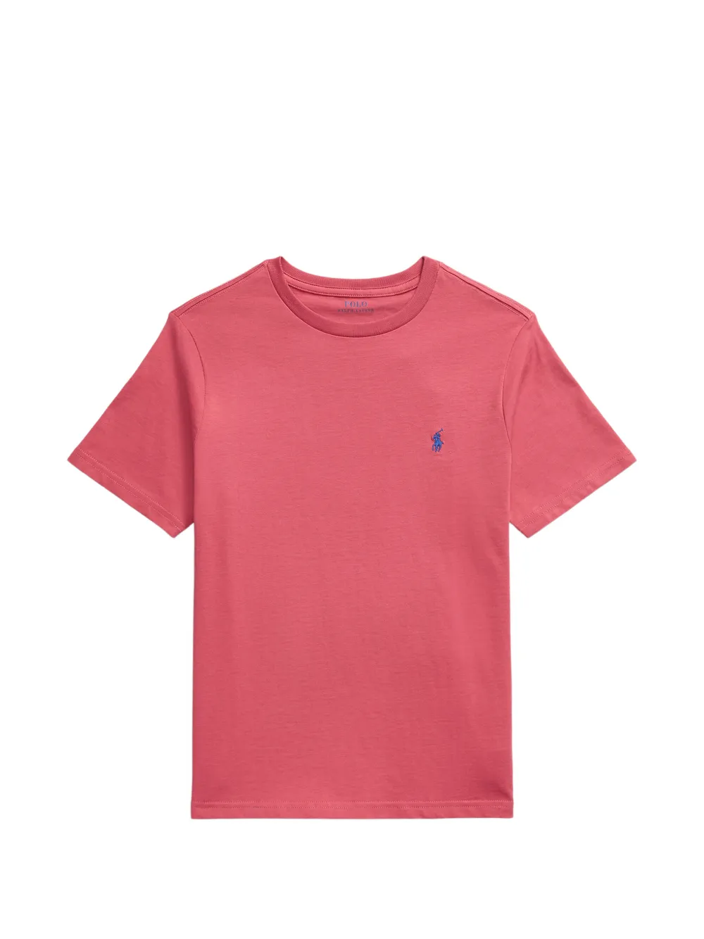 POLO RALPH LAUREN KIDS embroidered-logo T-shirt - Rosso