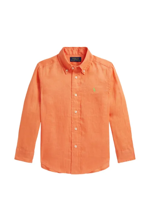 POLO RALPH LAUREN KIDS embroidered-logo shirt