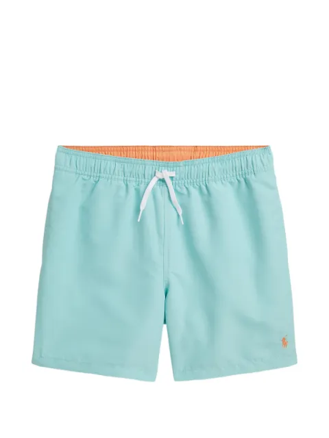 POLO RALPH LAUREN KIDS 로고 자수 스윔 쇼츠